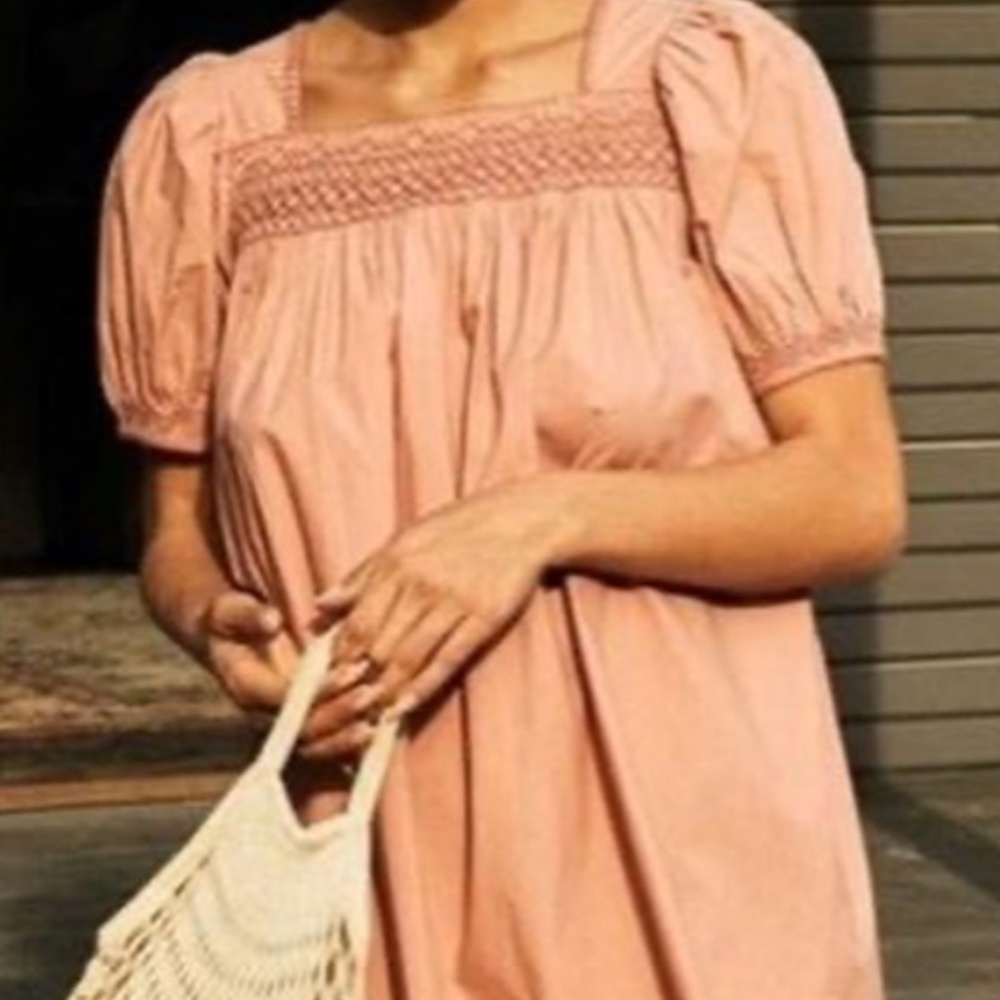 Doen Earhart mini dress petal pink XS